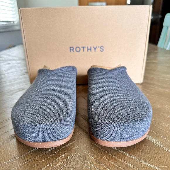 Rothys The Casual Clog Mountain Grey Size 9 - Picture 6 of 6